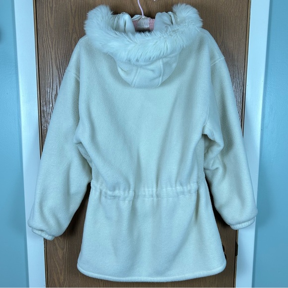 Vintage 90s Tsunami Sport White Fleece Jacket - Picture 3 of 7